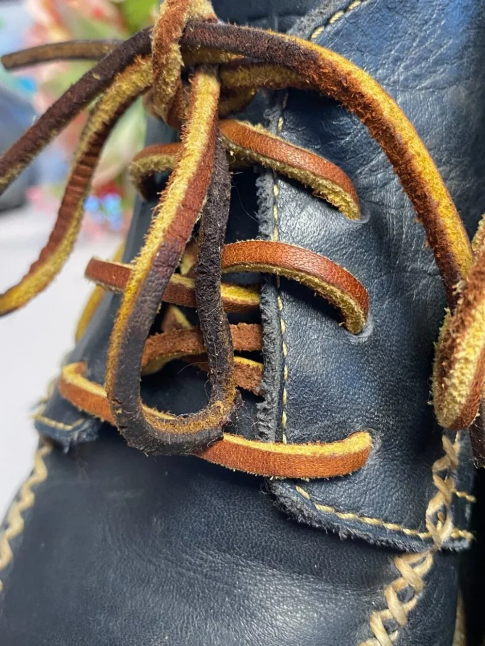 Sperry Top-Sider Navy Leather Boat Chukka Shoes Men’s 7